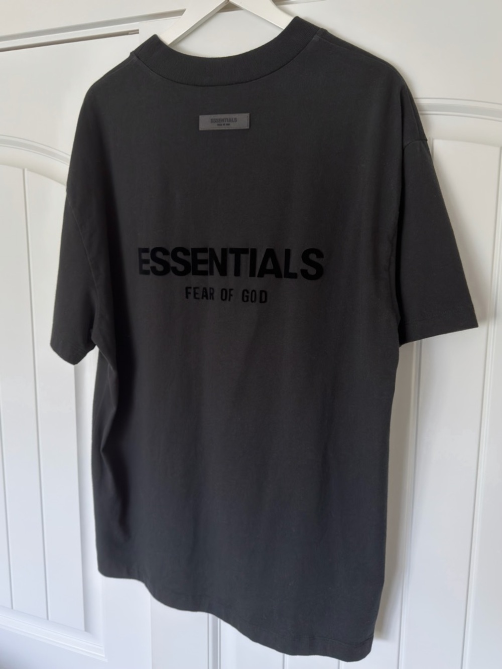 ✅ Fear of God ESSENTIALS Stretch Limo Black T-Shirt